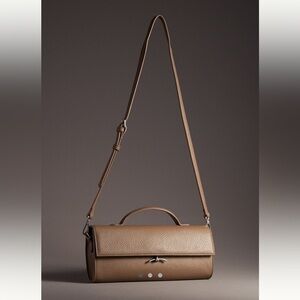 NWT Anthropologie Pebbled East West Handbag